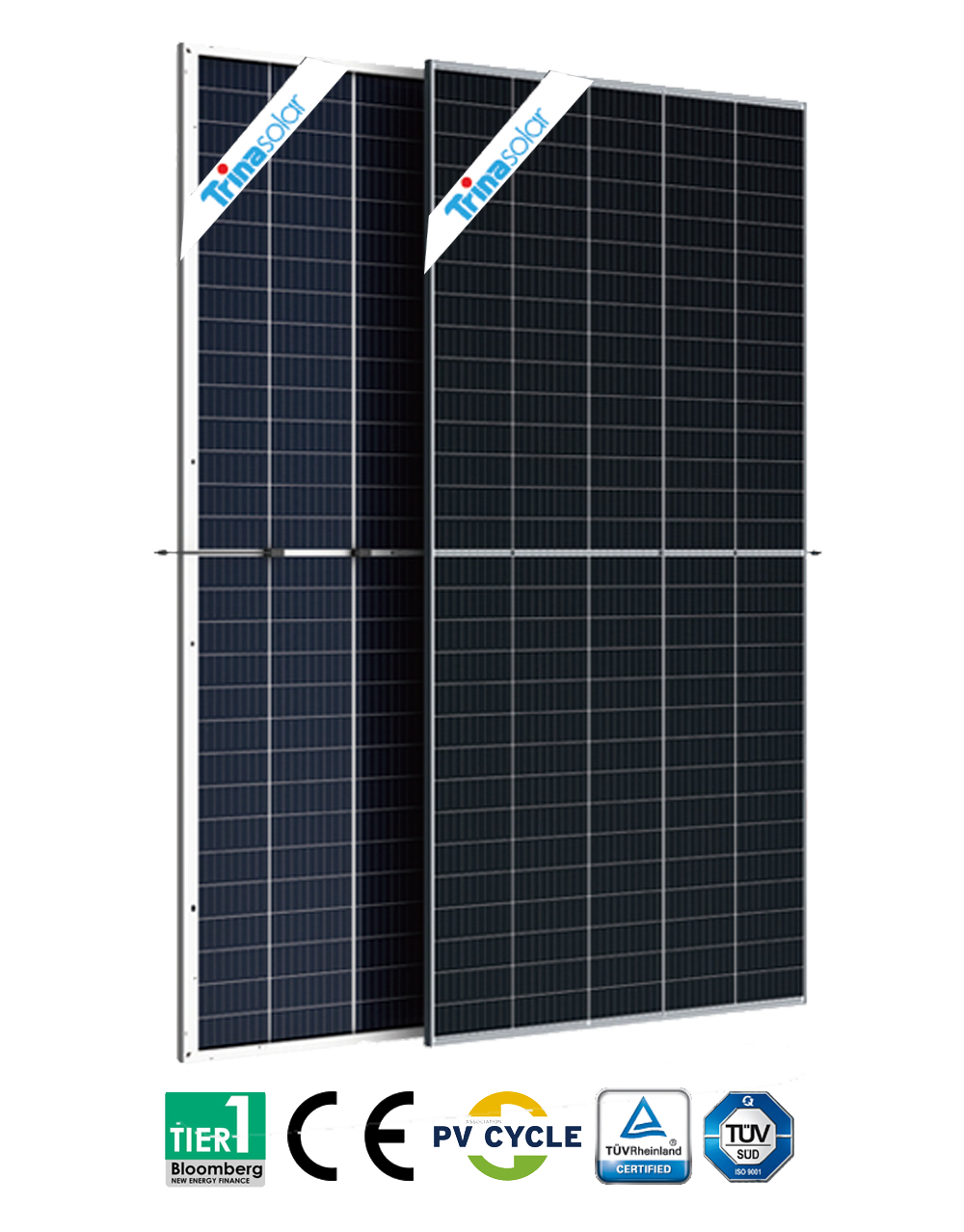 แผงโซลาร์ Trina 550W Monocrystalline Tier 1